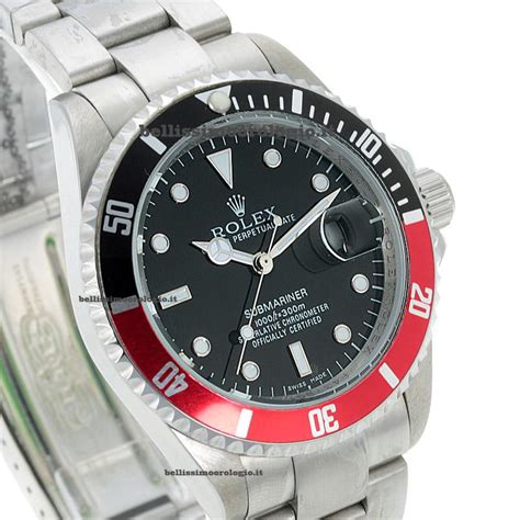 rolex submariner schwarz rot|rolex submariner black ceramic bezel.